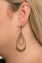Load image into Gallery viewer, Artisanal Applique - Brass earring 2007
