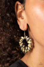 Load image into Gallery viewer, Try as I DYNAMITE - Brass earring 1852
