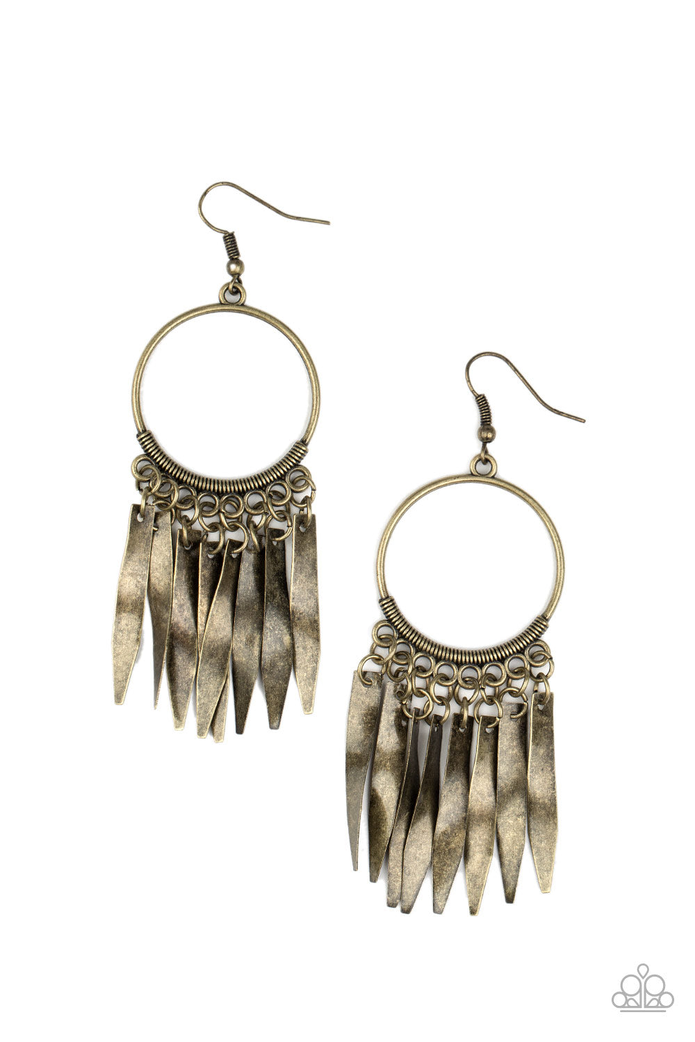 Let GRIT Be! - Brass earring 1912