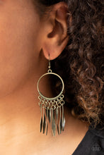 Load image into Gallery viewer, Let GRIT Be! - Brass earring 1912
