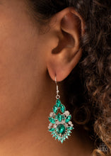 Load image into Gallery viewer, Ice Castle Couture - Green earring 1679
