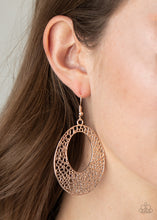 Load image into Gallery viewer, Serenely Shattered - Rose Gold earring 1576
