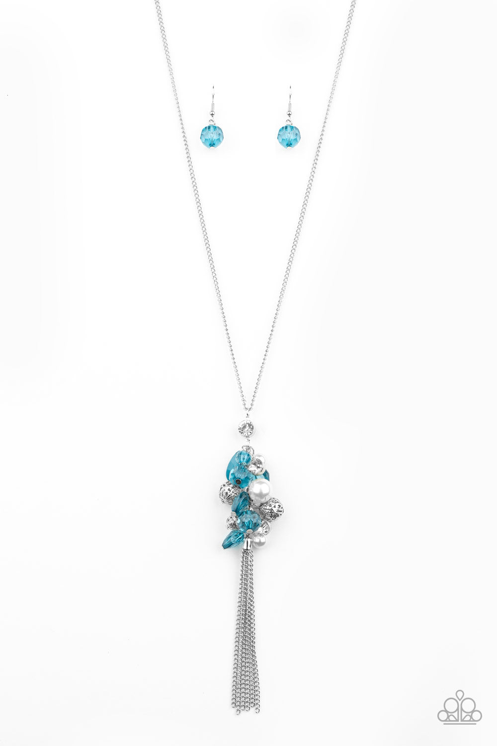 Party Girl Glow - Blue necklace 1805