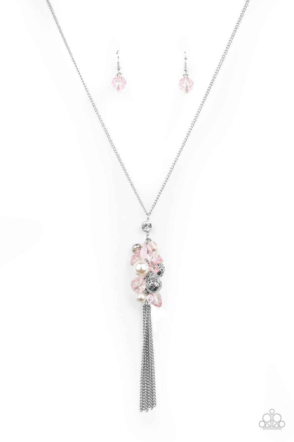 Party Girl Glow - Pink Necklace 1658