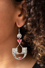 Load image into Gallery viewer, Modern Day Mecca - Pink earring 1558
