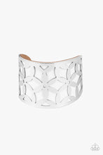 Load image into Gallery viewer, Garden Fiesta - White cuff bracelet A029
