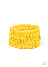 Load image into Gallery viewer, Diving in Maldives - Yellow bracelet 984
