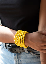 Load image into Gallery viewer, Diving in Maldives - Yellow bracelet 984
