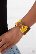 Load image into Gallery viewer, Tropical Sanctuary - Yellow bracelet 821
