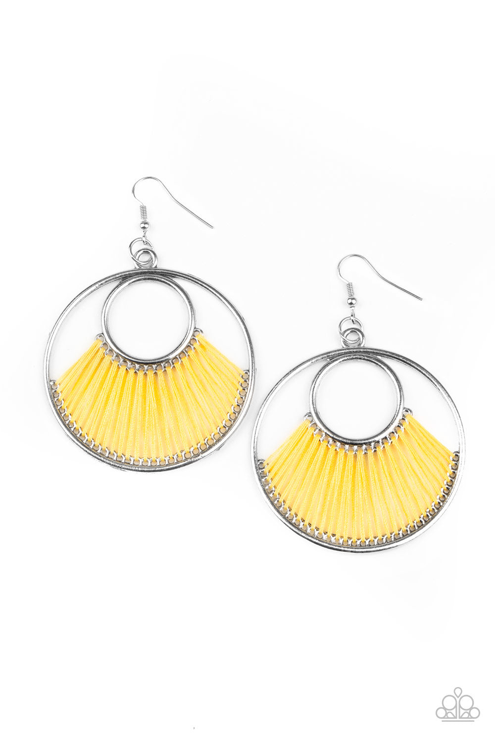 Really High-Strung - Yellow earring 1628