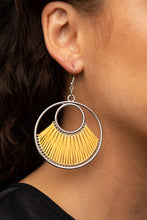 Load image into Gallery viewer, Really High-Strung - Yellow earring 1628
