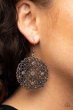 Load image into Gallery viewer, Oh MANDALA! - Copper earring 958
