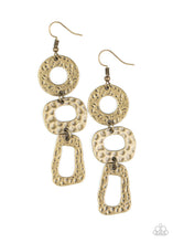 Load image into Gallery viewer, Prehistoric Prowl - Brass earring 1890
