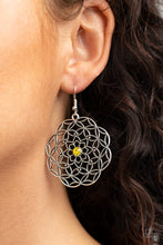 Load image into Gallery viewer, Botanical Bash - Yellow earring 960
