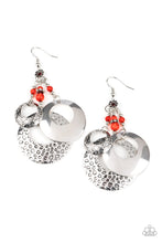Load image into Gallery viewer, Wanderlust Garden - Red earring 958
