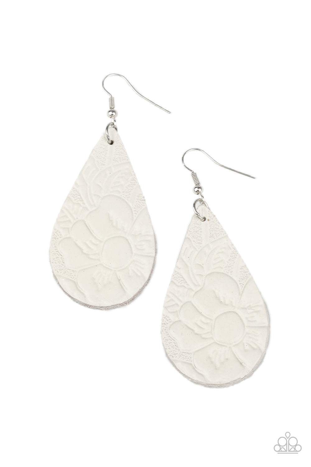 Beach Garden - White earring 1808