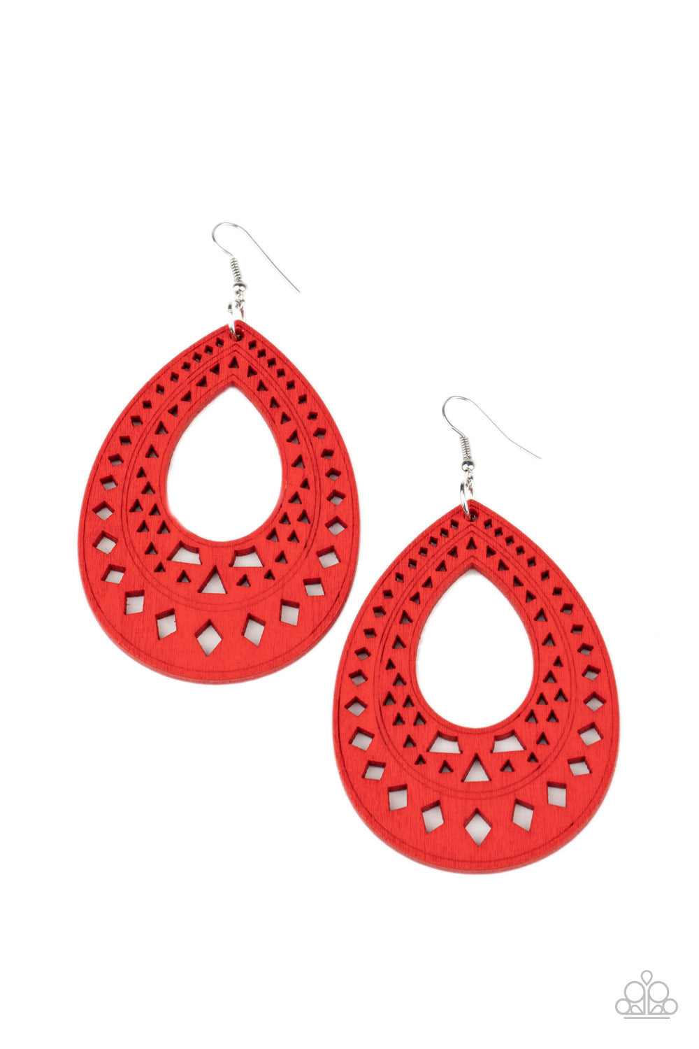 Belize Beauty - Red earring 999