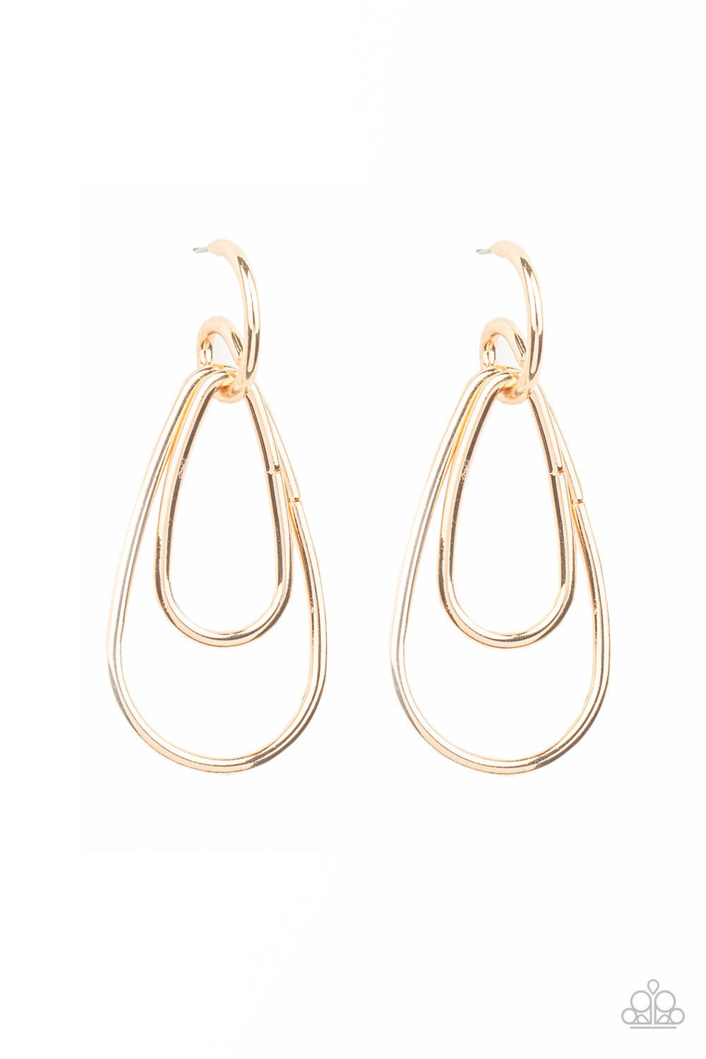 Droppin' Drama - Gold earring 952
