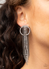 Load image into Gallery viewer, Dazzle by Default - Black post earring 578
