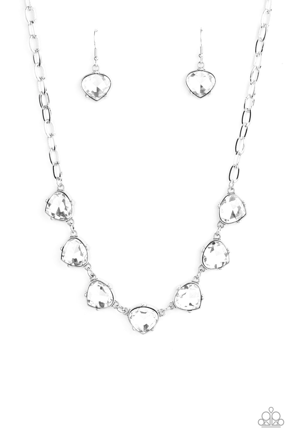 Star Quality Sparkle - White necklace 1503