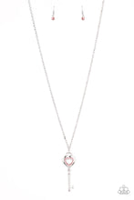 Load image into Gallery viewer, Unlock Your Heart - Pink necklace 866
