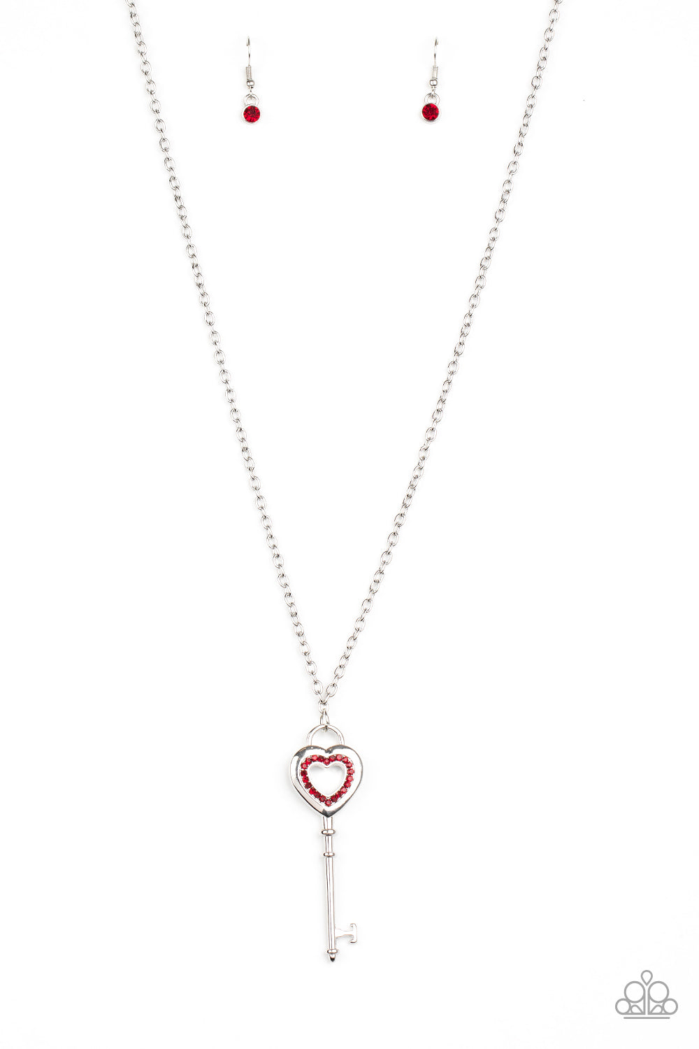 Unlock Your Heart - Red NECKLACE  909