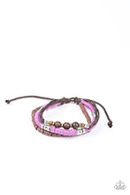 Load image into Gallery viewer, Totally Tiki - Purple urban bracelet 1700
