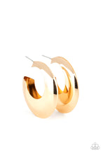 Load image into Gallery viewer, Chic CRESCENTO - Gold hoop earring 1654

