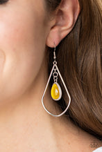 Load image into Gallery viewer, Ethereal Elegance - Yellow earring 1576
