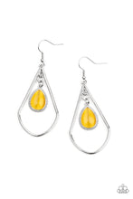 Load image into Gallery viewer, Ethereal Elegance - Yellow earring 1576
