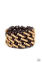 Load image into Gallery viewer, Cozy in Cozumel - Brown bracelet 1935
