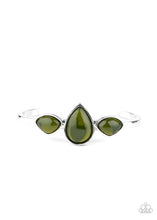 Load image into Gallery viewer, Boho Beach Babe - Green cuff bracelet 518
