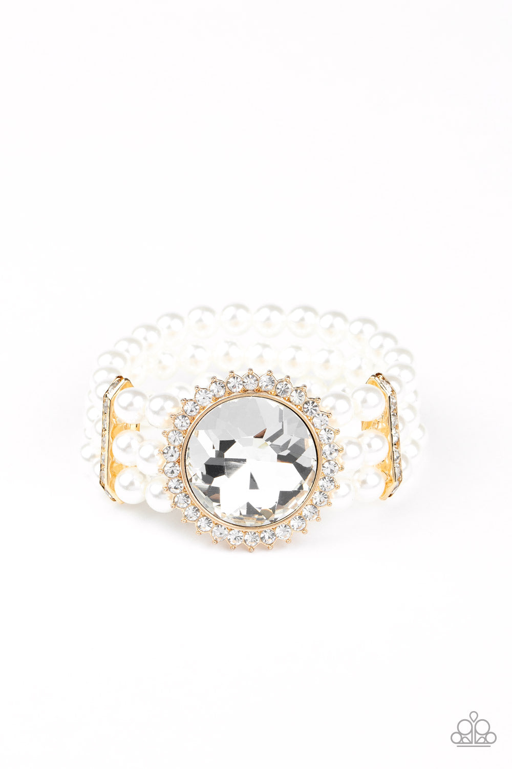 Speechless Sparkle - Gold bracelet 1691