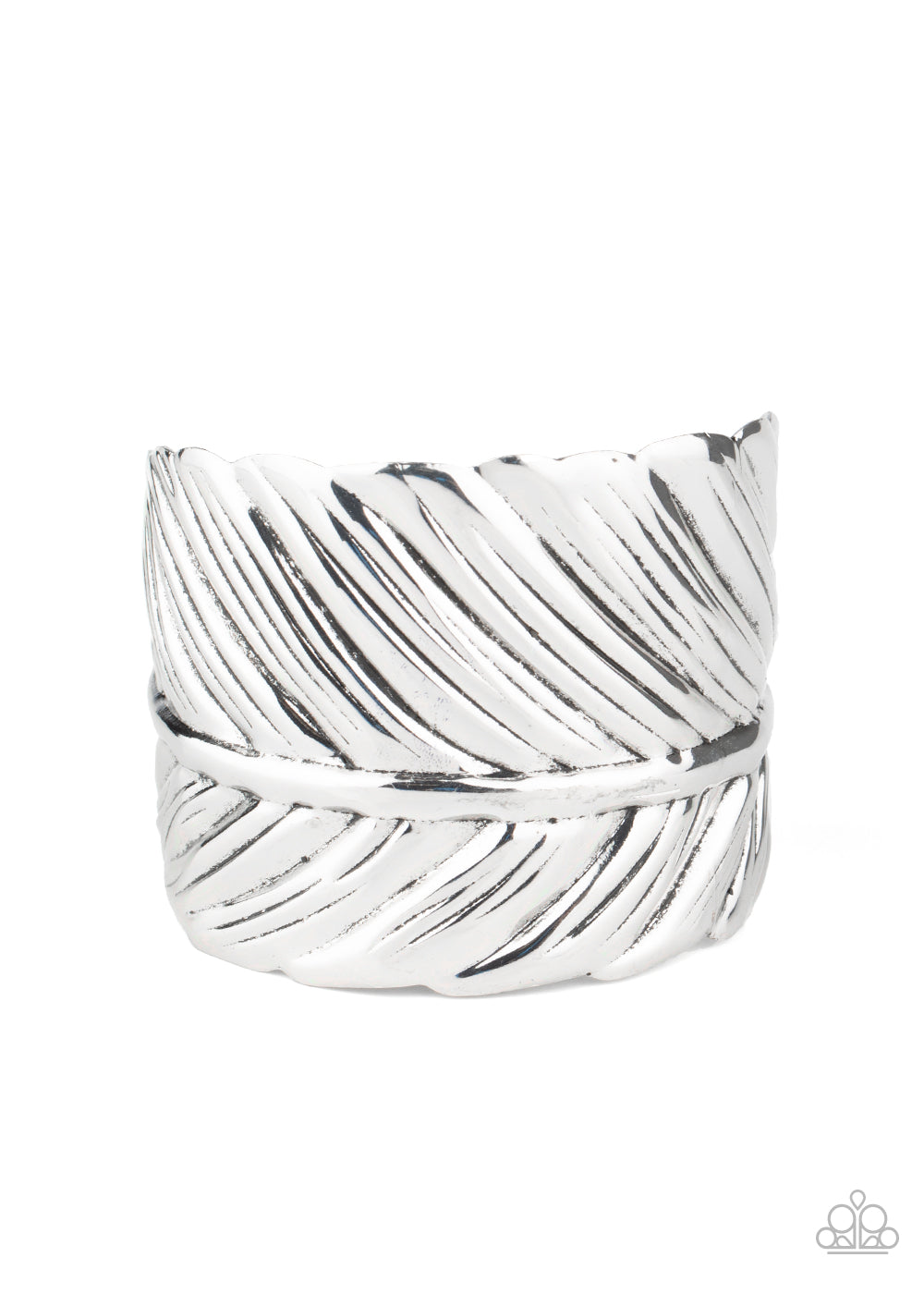 Where There's a QUILL, There's a Way - silver cuff bracelet 1667