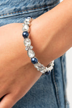 Load image into Gallery viewer, Frosted Finery - Blue bracelet 2040
