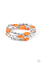 Load image into Gallery viewer, Sorry to Burst Your BAUBLE - Orange bracelet B053
