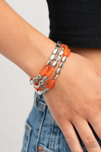 Load image into Gallery viewer, Sorry to Burst Your BAUBLE - Orange bracelet B053
