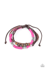 Load image into Gallery viewer, Totally Tiki - Pink urban bracelet 1732
