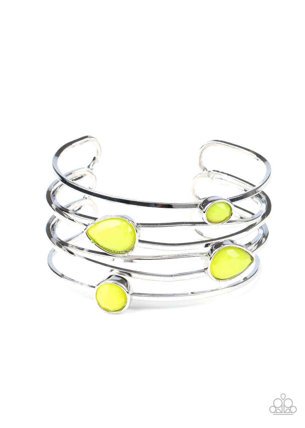 Fashion Frenzy - Yellow cuff bracelet 1764