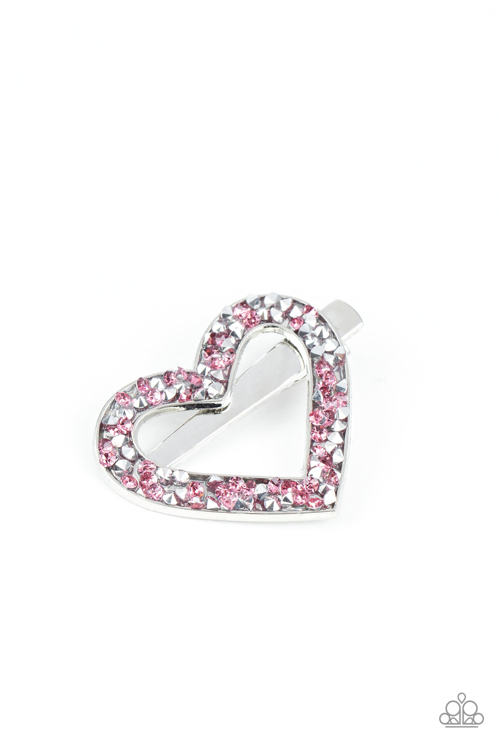 Love is a Battlefield - Pink hair clip 1768
