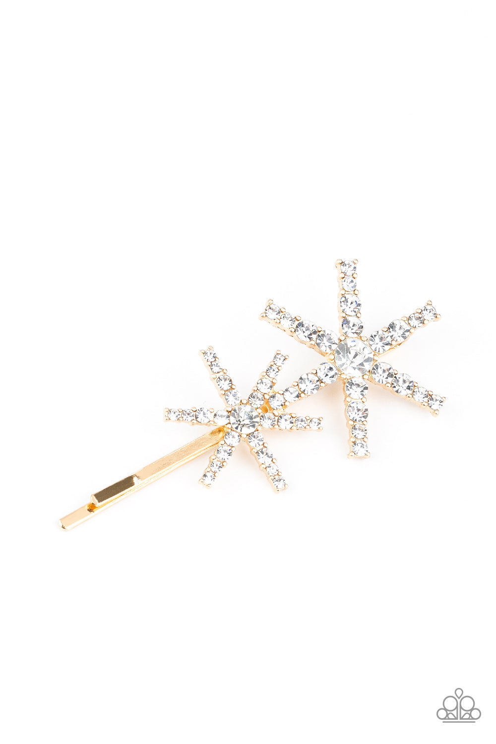 Megastar Minimalist - Gold hair clip 1673