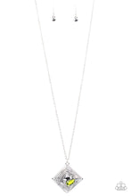 Load image into Gallery viewer, Timelessly Tilted - Green necklace 1962
