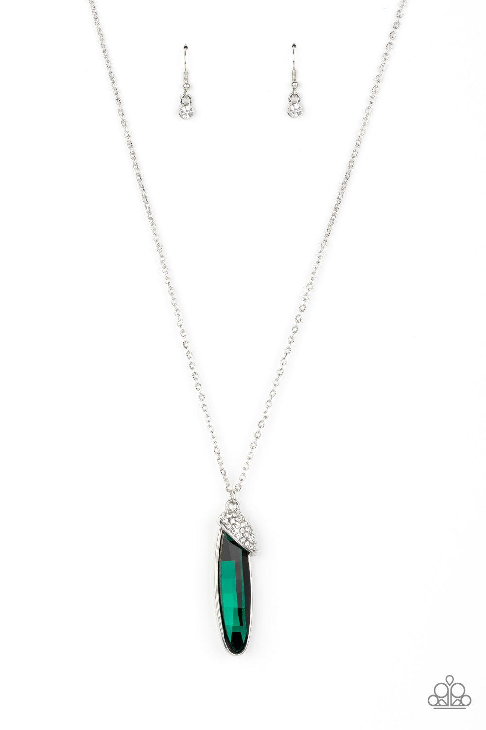 Spontaneous Sparkle - Green necklace 1580