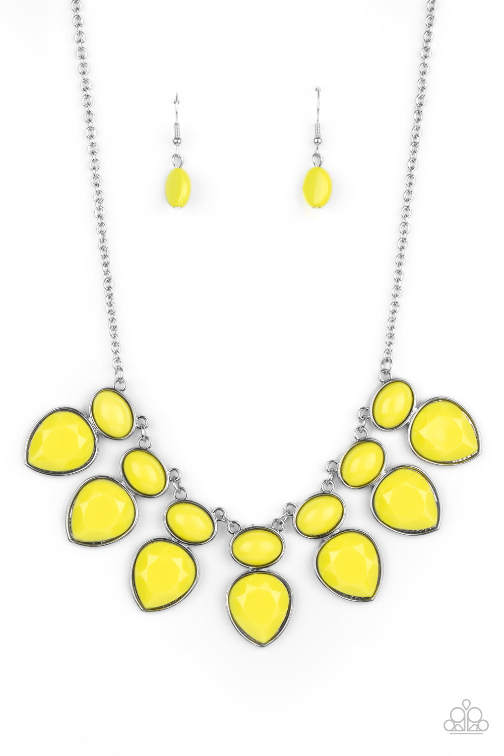 Modern Masquerade - Yellow necklace 1536
