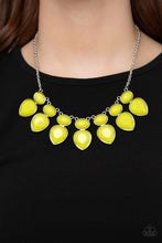 Load image into Gallery viewer, Modern Masquerade - Yellow necklace 1536
