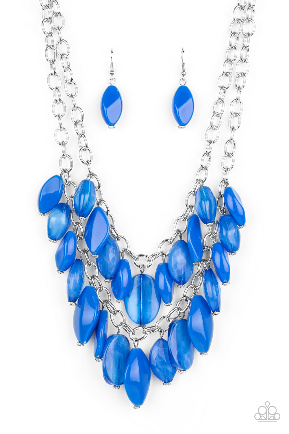 Palm Beach Beauty - Blue necklace 1668