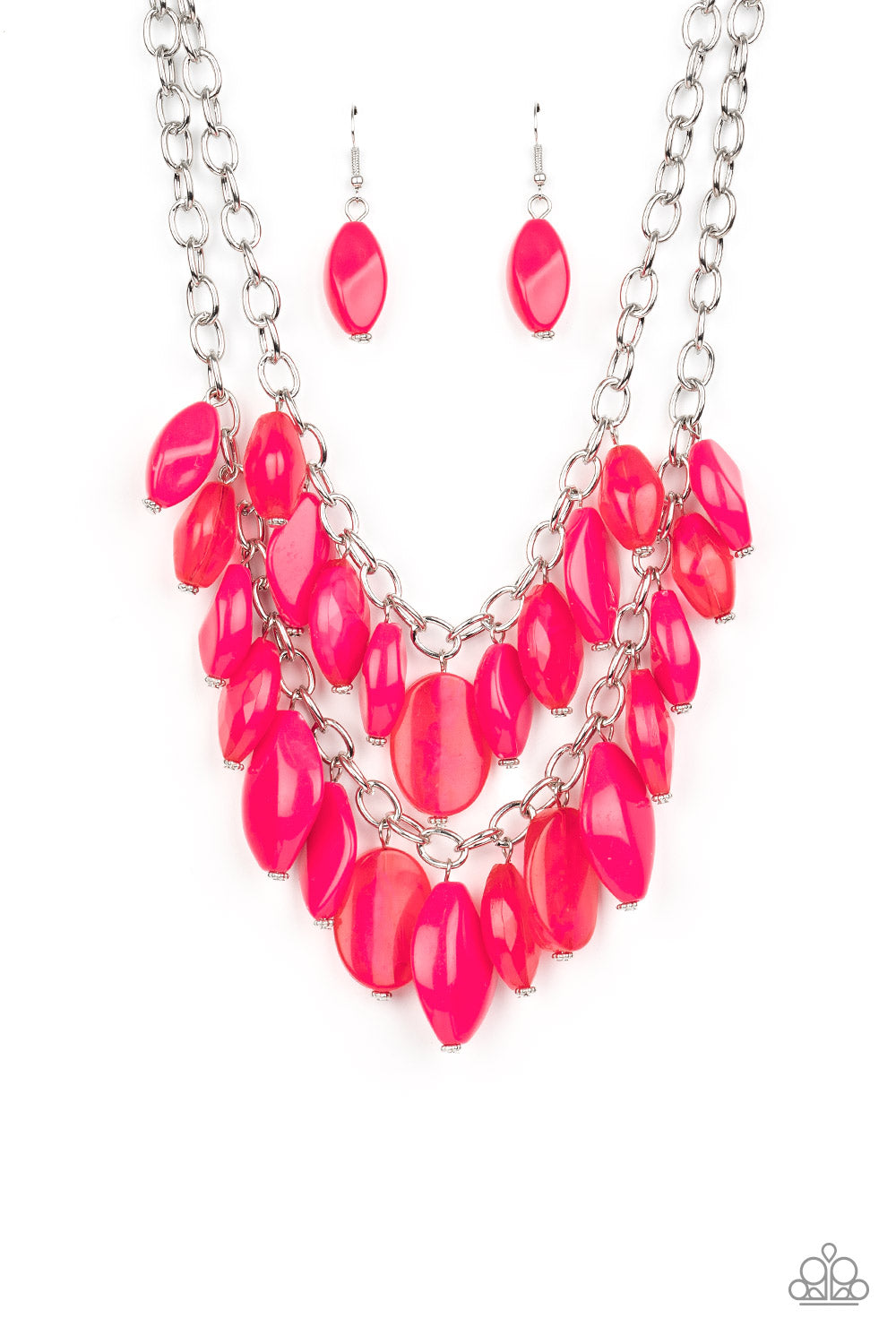 Palm Beach Beauty - Pink necklace B018