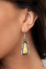 Load image into Gallery viewer, Sahara Solitude - Yellow earring 569
