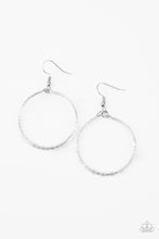 Load image into Gallery viewer, Colorfully Curvy - White earring 1577
