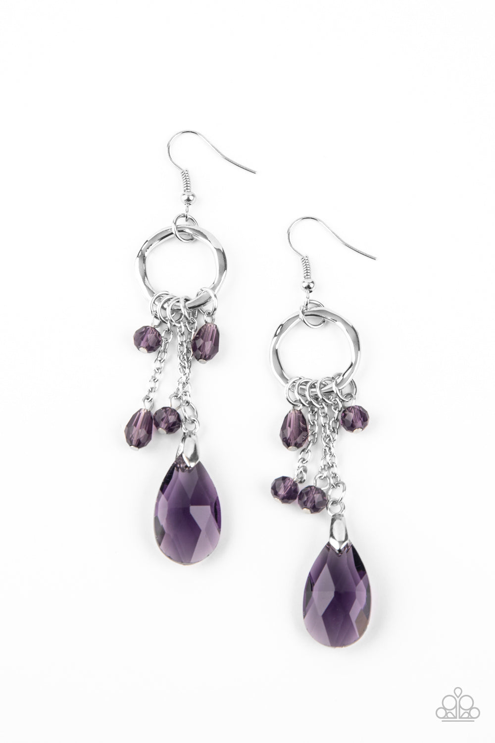 Glammed Up Goddess - Purple earring 1707